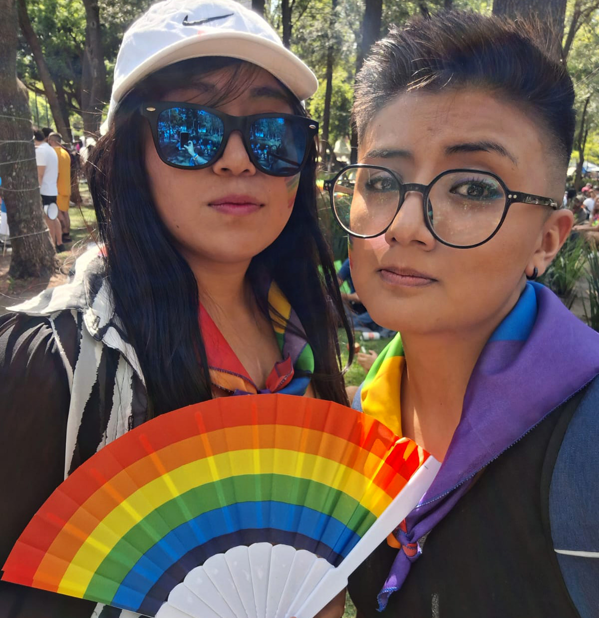 Brenda y su pareja, Judith.